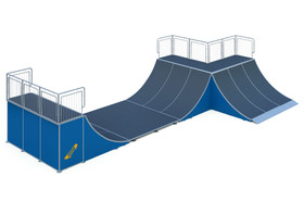 An element for a skate platform