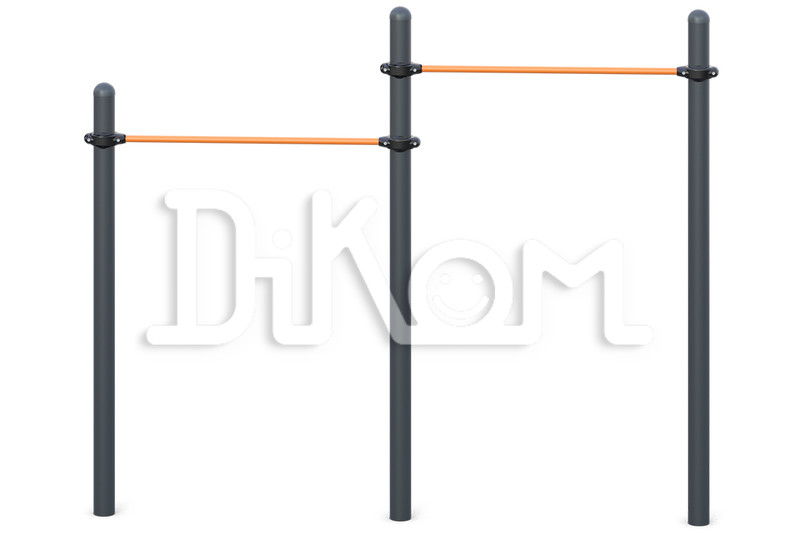 Chinning bar at different levels
 Double
