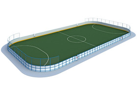 Hockey Box R-3m  safety net Н-1500mm behind the gate