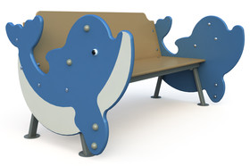 Bench "Dolphin" for children
