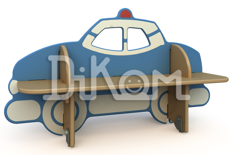 Bench "Police car" for children