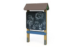 "Chalk board" with roof