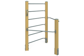A system of turnbuckles with a ladder