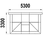 An element for a skate platform