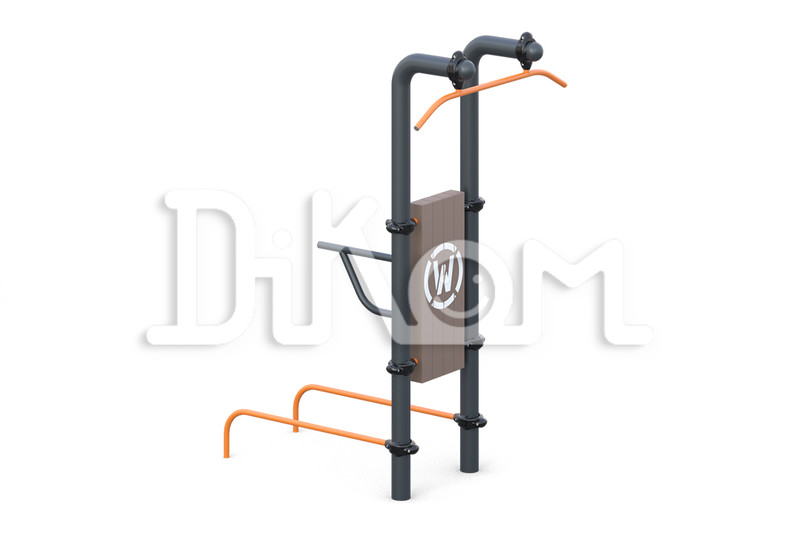 Chinning bar with a wide grip 
Chinning bar for push-ups from 
prone position, 
Bars for push-ups and leg raise