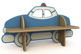 Bench "Police car" for children