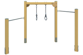 A system of turnbuckles with rings