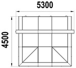An element for a skate platform