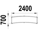 An element for a skate platform