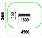 Rest over bench