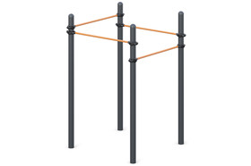 Four multi-level
 Chinning bars