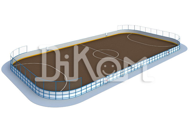 Hockey Box R-7,5m  safety net Н-1500mm behind the gate