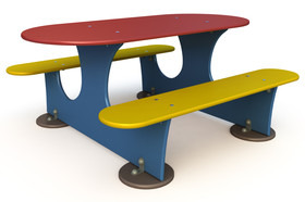 Children's table "Oval"