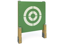 The wall for throwing the ball