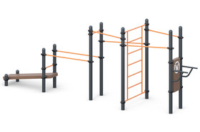 4 Classic Grip Chinning Bar
 Sweden wall bars, parallel bars,
 exercise bench
 abs