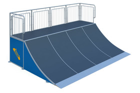 An element for a skate platform