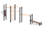 4 Classic Grip Chinning Bar
 Sweden wall bars, parallel bars,
 exercise bench
 abs