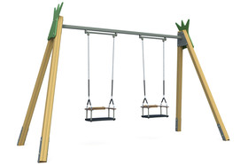 Double chain swing