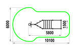 Chinning bar system 
With basketball stands