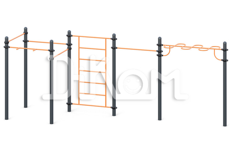 Arm walk “Snake”,
Sweden wall bars and
4 classical grip chinning Bar
 Classical grip and one chinning bar with hammer grip