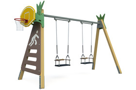Double chain swing
