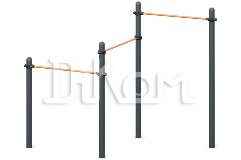 Three multi-level
 Chinning bar