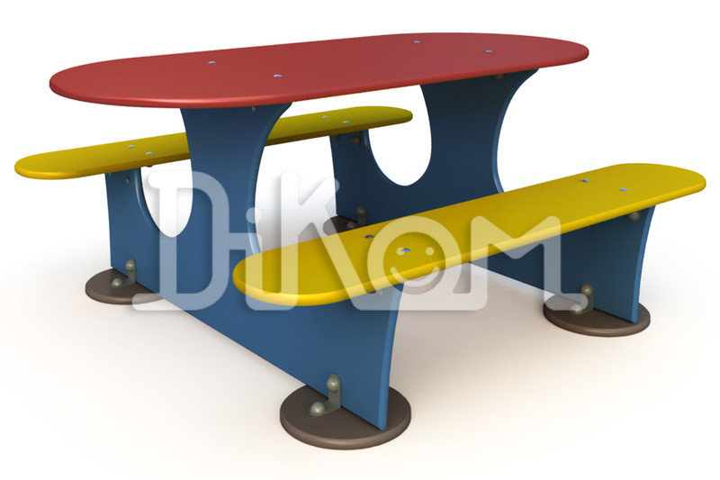 Children's table "Oval"