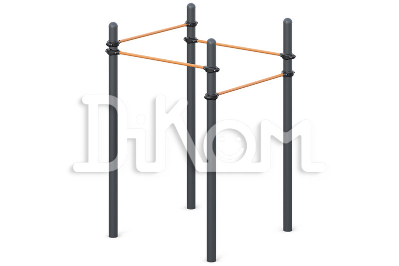 Four multi-level
 Chinning bars