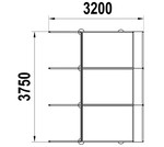 An element for a skate platform