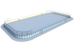 Hockey Box R-3m  safety net Н-1500mm behind the gate