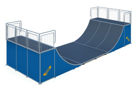 An element for a skate platform