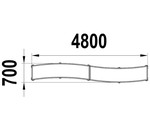 An element for a skate platform