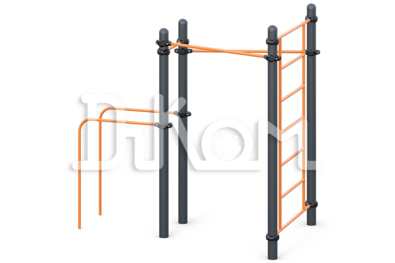 Two chinning bars 
classical grip,
Sweden wall bars, bars