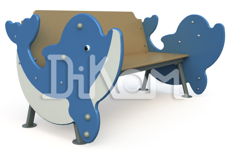 Bench "Dolphin" for children