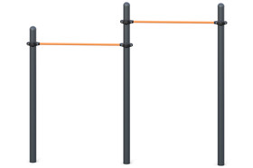 Chinning bar at different levels
 Double