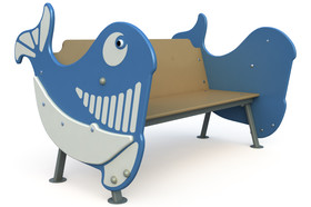 Bench "Whale" for children