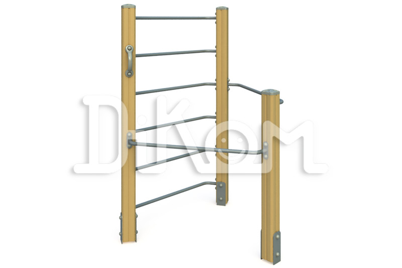 A system of turnbuckles with a ladder